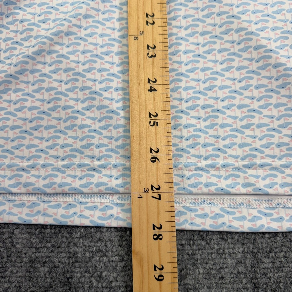 Vineyard Vines Polo Shirt Men XS Palmero Flag Print Golf Brrr Short Sleeve Whale - Picture 8 of 12